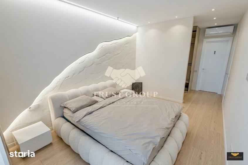 Apartament cu 3 camere semidecomandat, mobilat în Herăstrău