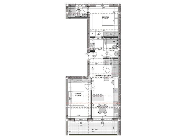 Apartament cu 3 camere în Cristian
