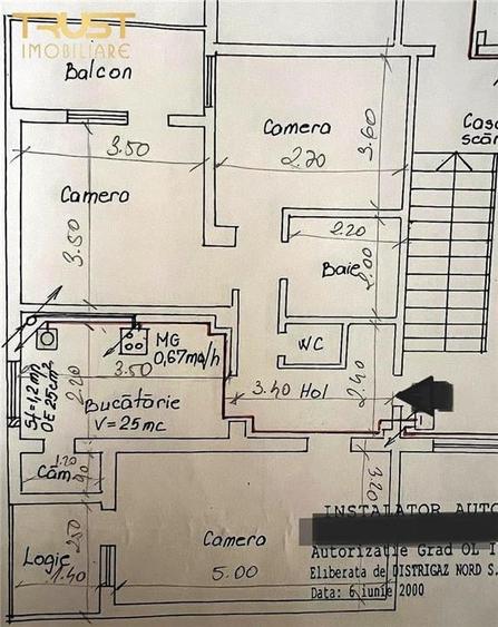 Apartament cu 3 camere decomandat, mobilat în Ultracentral