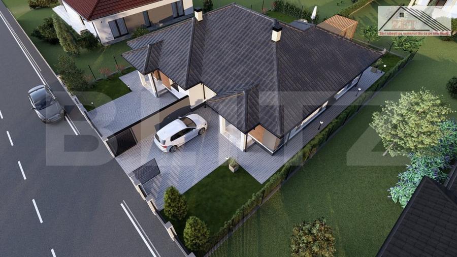 Duplex cu 3 camere cu Canalizare în Odoreu