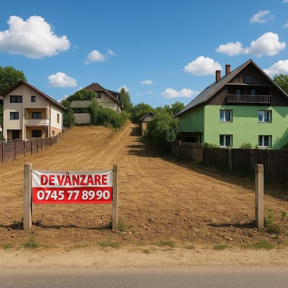 Teren Construcții intravilan de 1000 mp, în Ștefănești