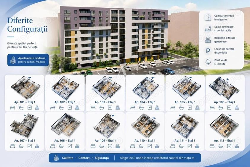 Apartament cu 2 camere decomandat în Cheriu