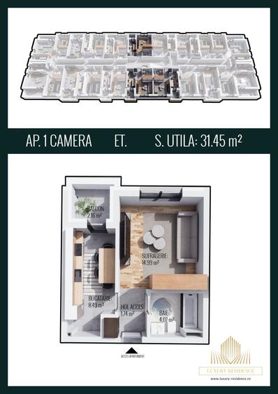 SUPER OFERTA GARSONIERA-CHIAJNA/ILFOV-LUXURY RESIDENCE - 3