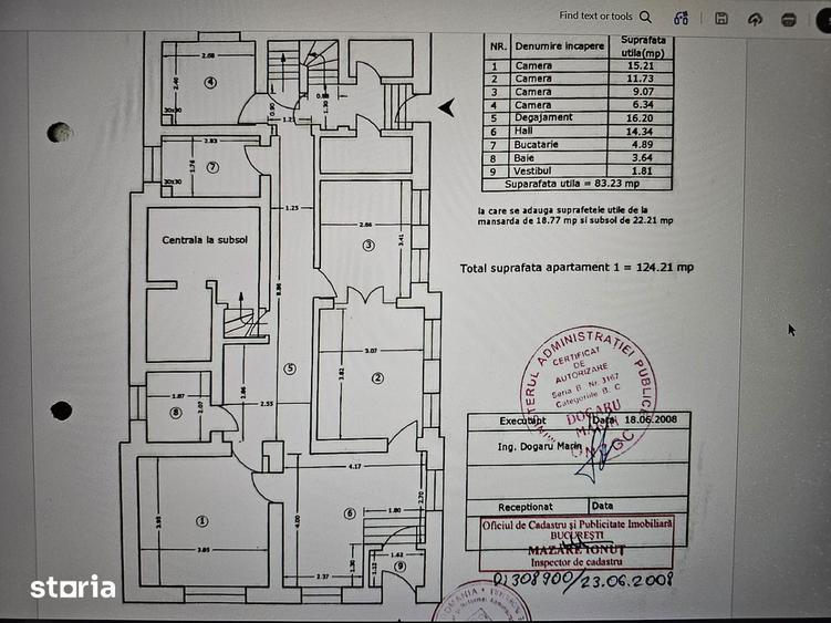 Sala Palatului Cismigiu, centrala, solid, inalt, pivnita&beci, comis 0 - 1
