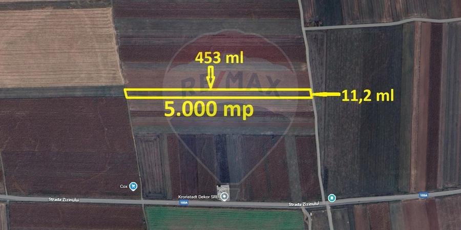 Teren agricol extravilan de 5000 mp, în Tărlungeni