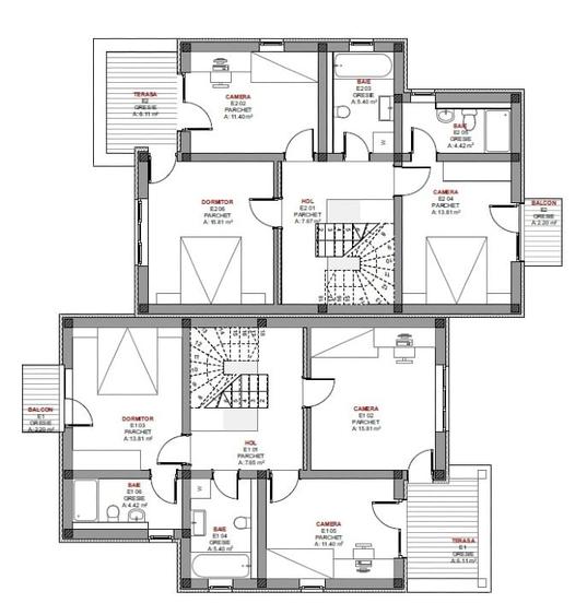 Duplex cu 5 camere cu Garaj în Feleacu