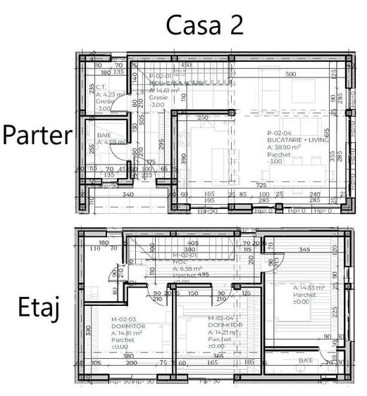 Casă cu 4 camere în Gheorghieni