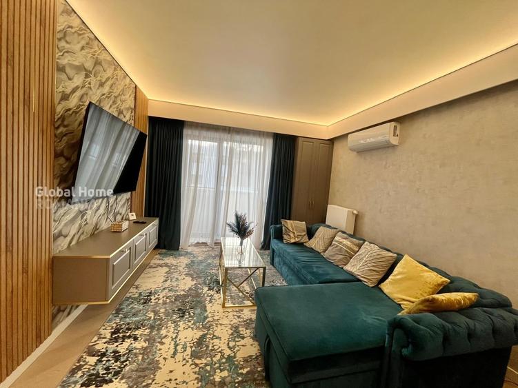 Apartament cu 2 camere semidecomandat, mobilat în Pipera
