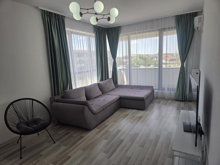 Apartament cu 2 camere semidecomandat în Central