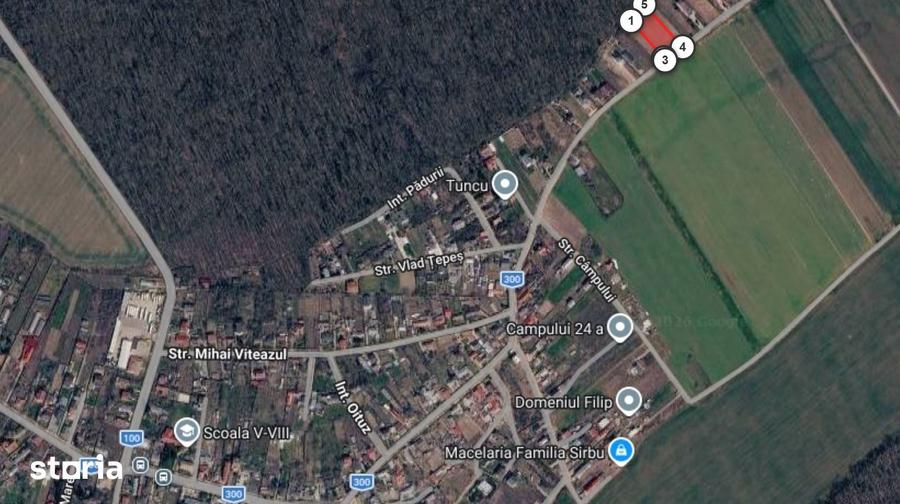 Teren de 2805 mp, în Găneasa