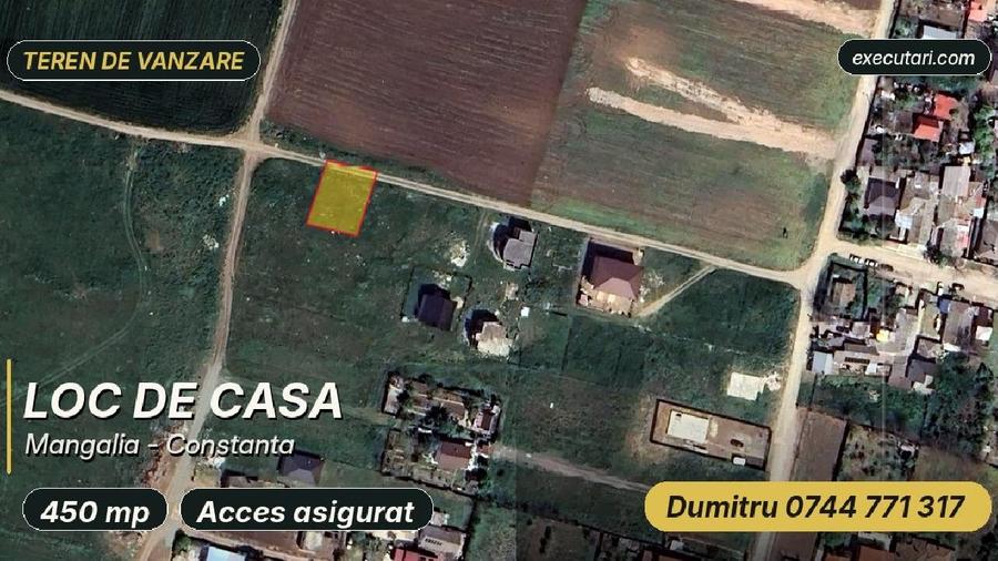 Teren Construcții intravilan de 450 mp, în Central