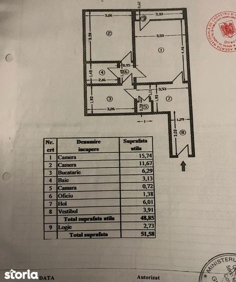 Apartament cu 2 camere decomandat în Drumul Taberei