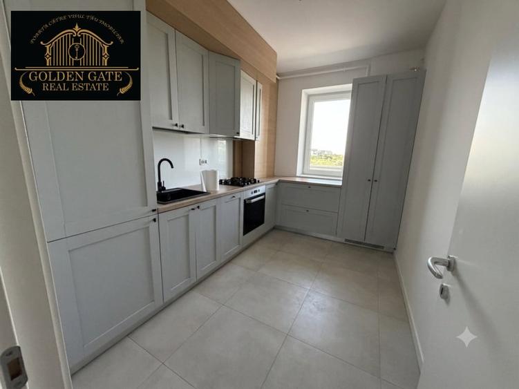 Apartament cu 2 camere semidecomandat, mobilat în Băneasa