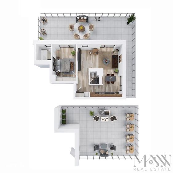 Apartament cu 2 camere în Central