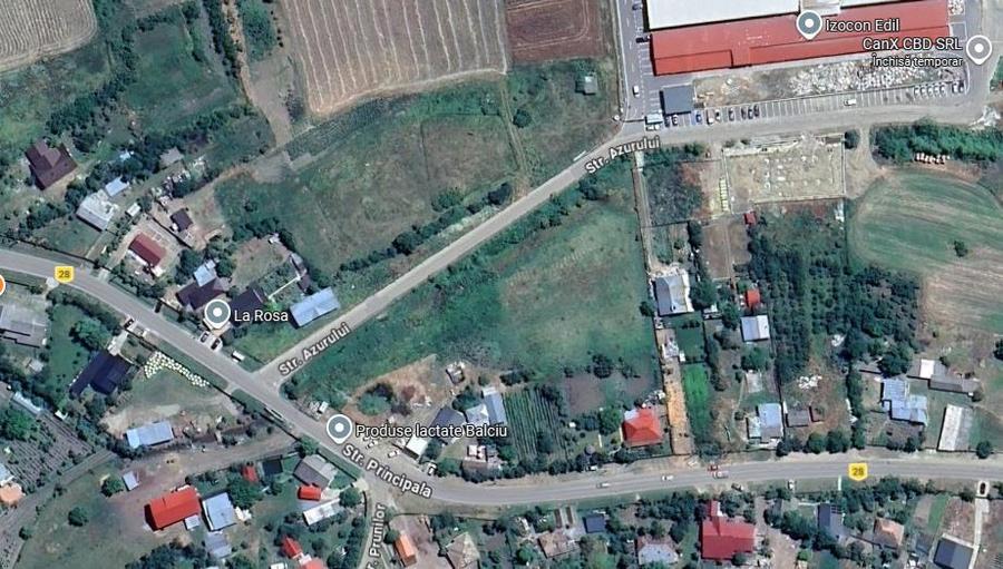 Teren Construcții intravilan de 500 mp, în Miroslava