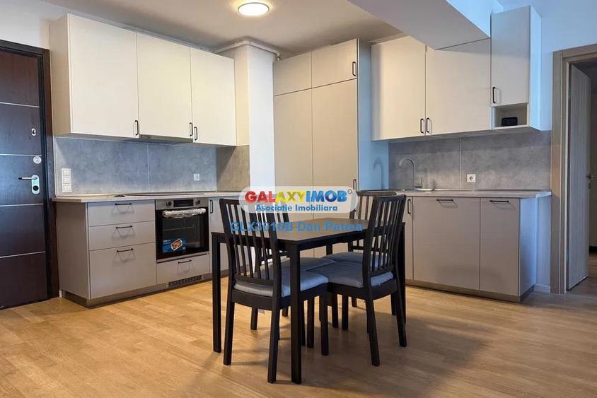 Apartament cu 2 camere semidecomandat, mobilat în Pipera