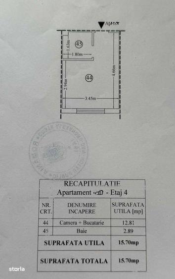 Garsonieră în Frumoasa