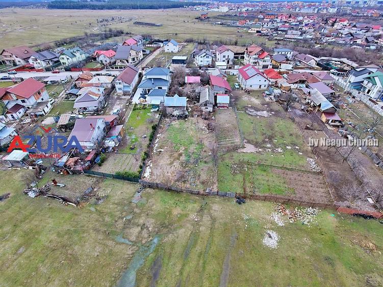 Teren 1053 mp cu deschidere 18 m Razboieni, str. Tur... - 1