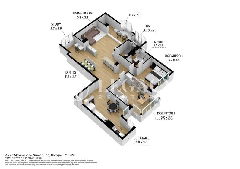 Apartament cu 4 camere decomandat în Ultracentral