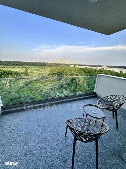 Apartament cu 2 camere semidecomandat în Băneasa