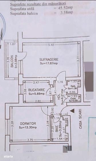 Apartament 2 camere | ICIL | Decomandat | Etajul 3