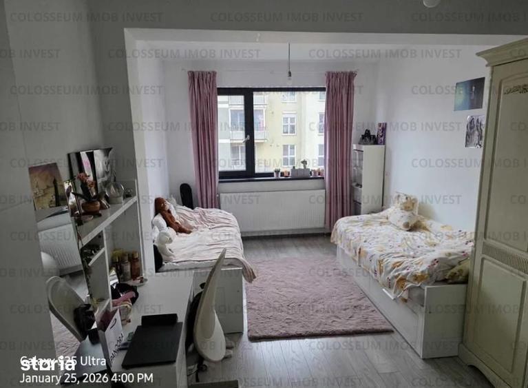Apartament cu 3 camere decomandat, mobilat în Tractorul