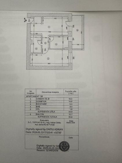 Apartament cu 2 camere decomandat în Theodor Pallady