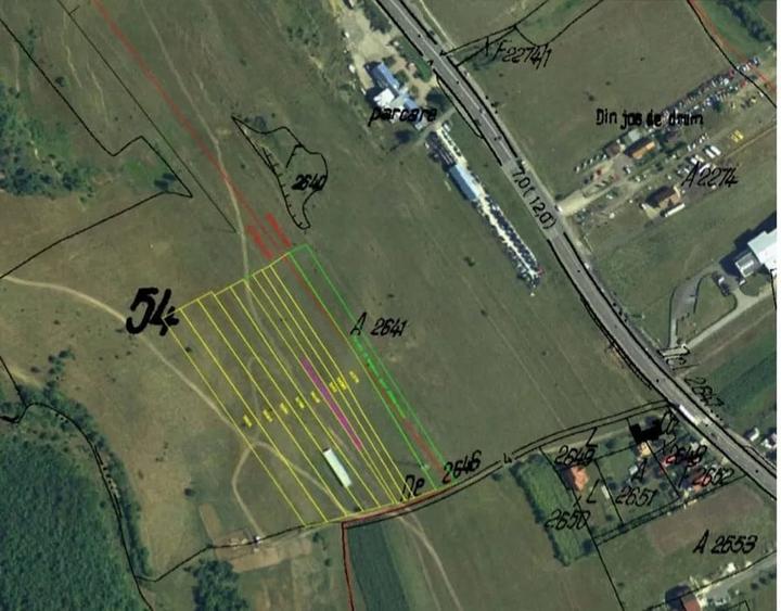 Teren Construcții extravilan de 4094.3601074219 mp, în Vâlcele