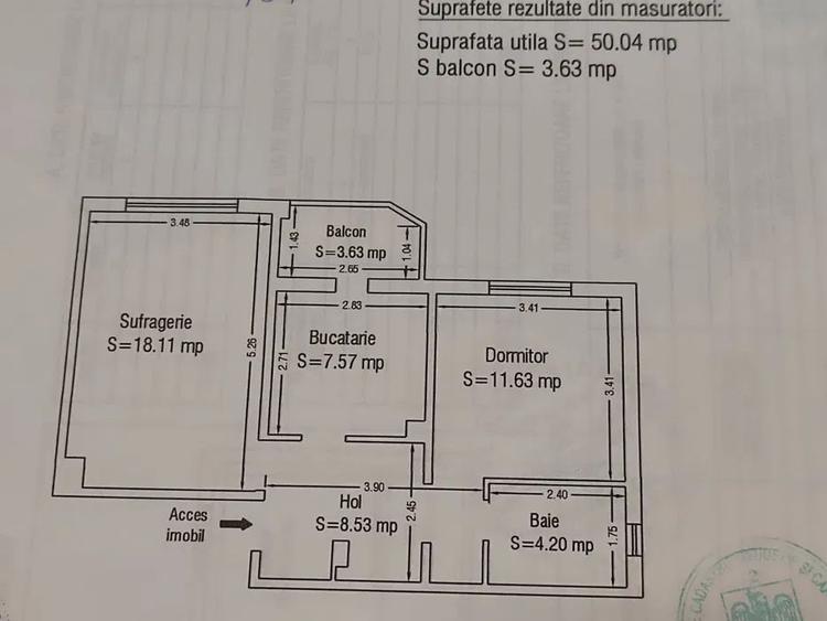 Apartament cu 2 camere decomandat, mobilat în Gara