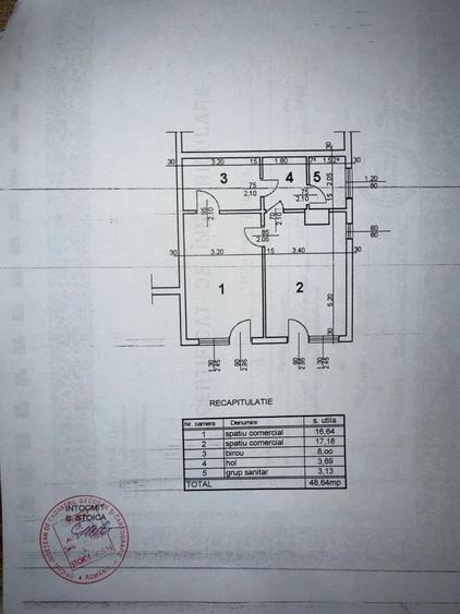 Spațiu comercial, de 49 mp, în Alexandru cel Bun