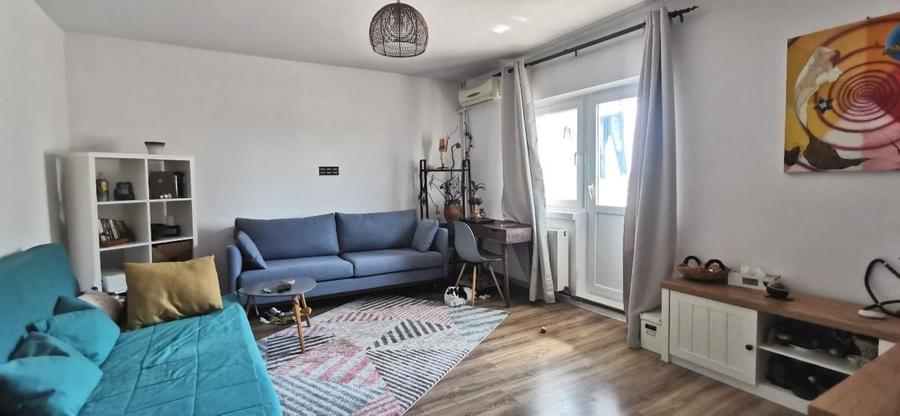 Anunt proprietar: inchiriez apartament 2 camere decomandat, centrala proprie, bl - 7
