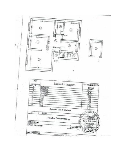 Apartament cu 4 camere în Central