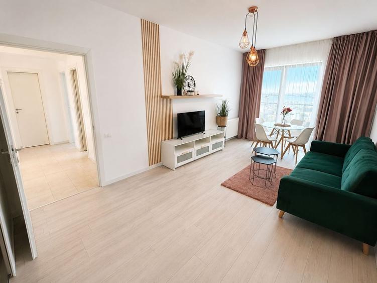 Apartament cu 2 camere decomandat, mobilat în Lacul Morii