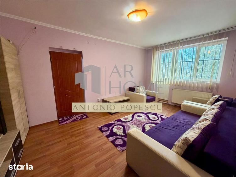 Apartament cu 2 camere semidecomandat, mobilat în Central