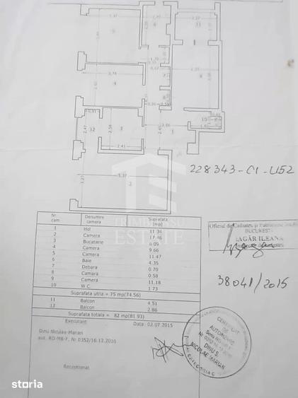 Apartament cu 4 camere decomandat în Pantelimon