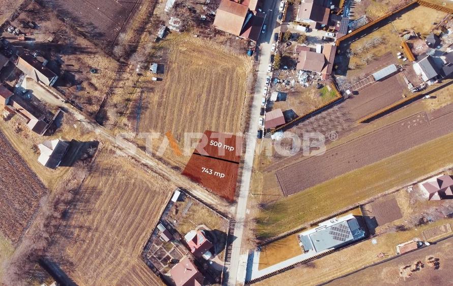 Teren Construcții intravilan de 743 mp, în Stupini