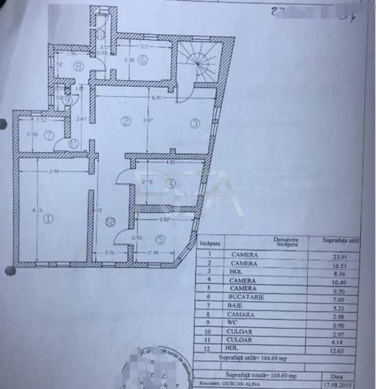 Apartament cu 4 camere decomandat în Cotroceni