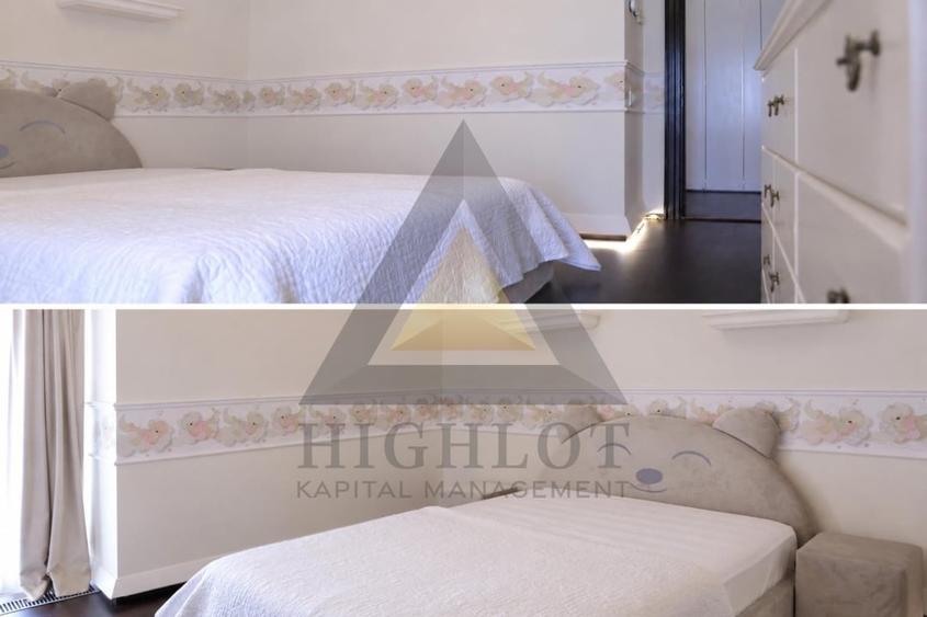 Apartament cu 5 camere decomandat, mobilat în Arcul de Triumf