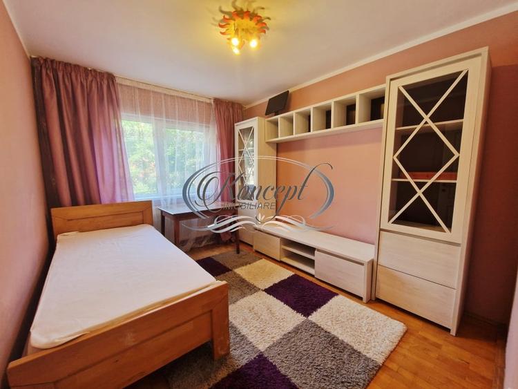 Apartament cu 3 camere decomandat, mobilat în Mărăști