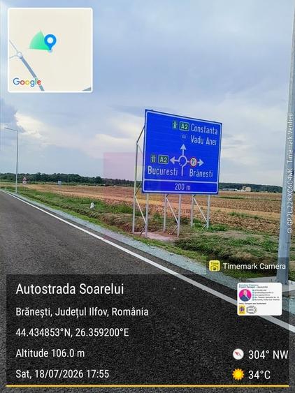 Branesti - teren 13k mp langa autostrada A2 - 4