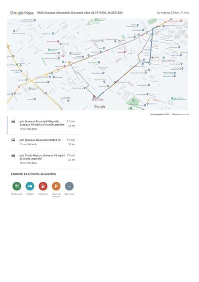 Teren de 1000 mp, în Central