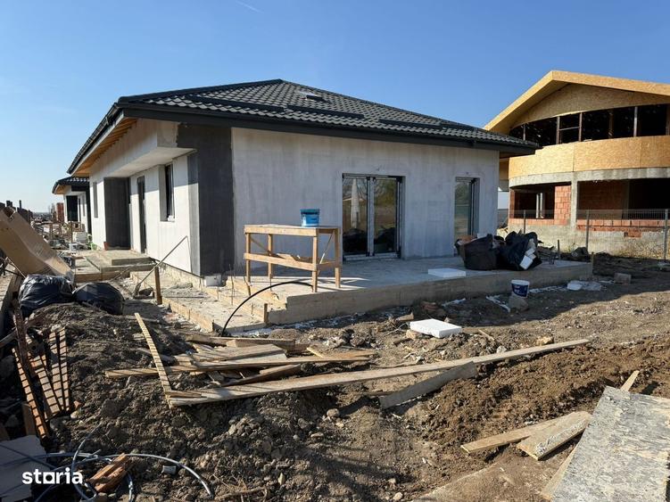 Casa Individuala Parter+Mansarda Clinceni, Pompa de caldura+panouri - 1