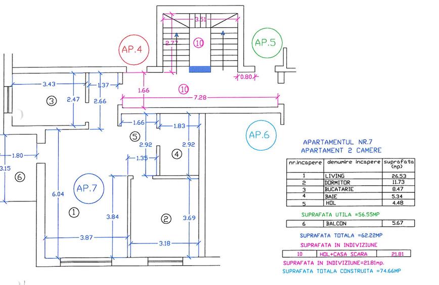 Apartament 2 camere de închiriat | Lacul Morii | Parcare subterană | Mobilat com - 18