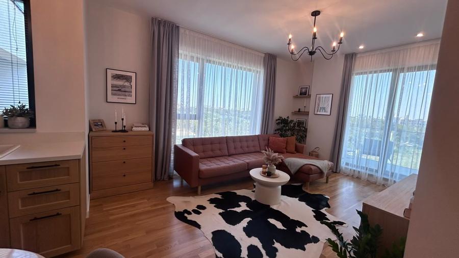 Apartament cu 2 camere, mobilat în Străulești