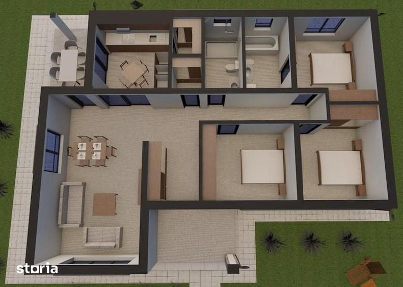 Casă cu 4 camere cu Teren 600 Mp în Tăuții-Măgherăuș