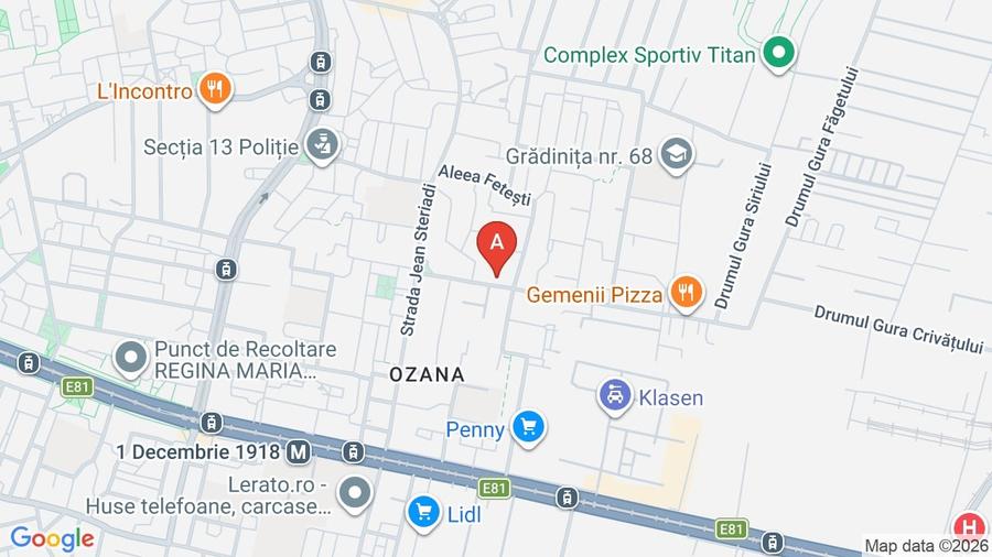 Apartament cu 3 camere decomandat în 1 Decembrie 1918