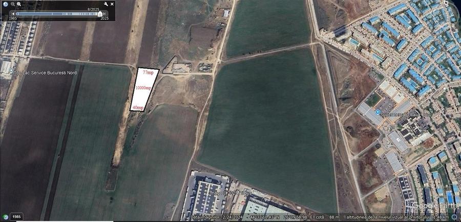 Teren intravilan de 10000 mp, în Tunari