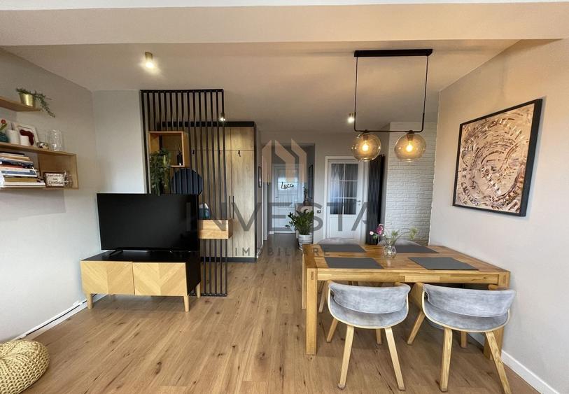 Apartament cu 4 camere semidecomandat, mobilat în Bună Ziua