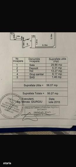 Spațiu comercial, de 56 mp, în Băneasa