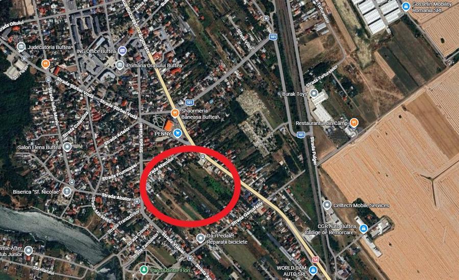Teren Construcții intravilan de 7485 mp, în Central